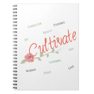 Cultivate notebook