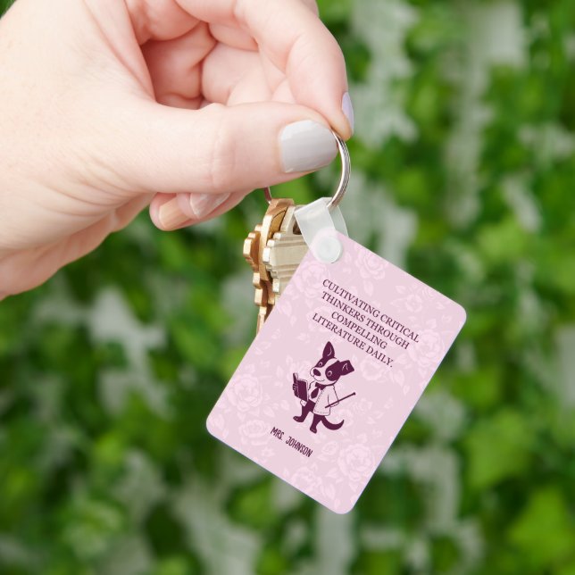 Cultivating Critical Thinker Compelling Literature Keychain (Hand)