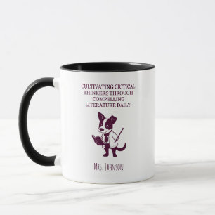 Cultivating Critical Thinker Compelling Literature Mug