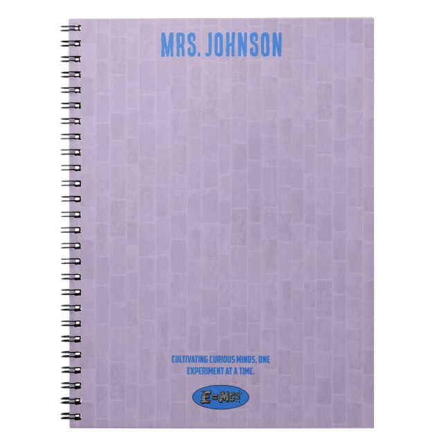 Cultivating Curious Minds: One Experiment At Time Notebook (Front)