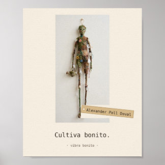 Cultive bien — Jouets en Tissu Affiche