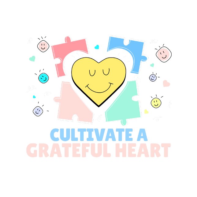 Cultiver un coeur reconnaissant T-shirt (Créateur téléchargé)