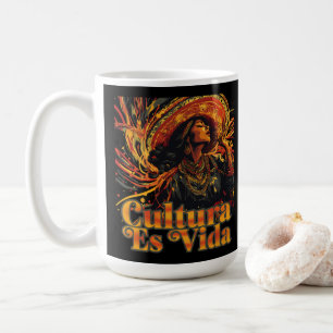 Cultura Es Vida, Hispanic Heritage Month Coffee Mug