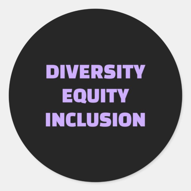 Cultural Diversity Day Sticker  (Front)