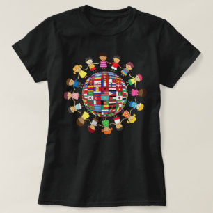 Cultural Diversity Kids around the Globe T-Shirt