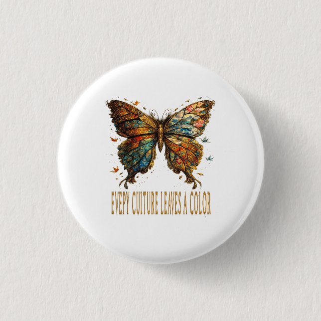 Cultural Ripples 1 Inch Round Button (Front)