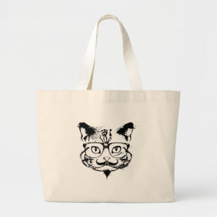 Culture Cat Large Tote Bag