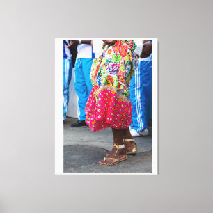 culture dancing canvas print