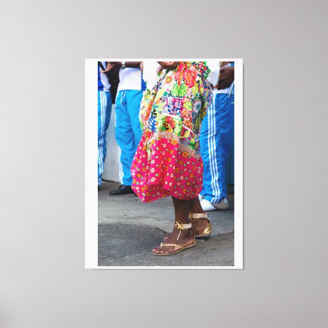 culture dancing canvas print (Front)