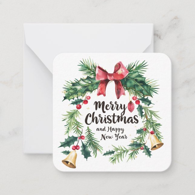 culture decoration christmas festival celebration  card (Front)