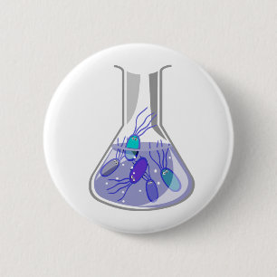 Culture Flask 2 Inch Round Button