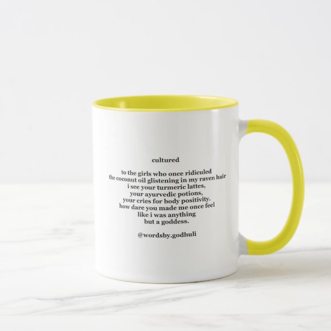 "Cultured" Coffee Mug (Right)