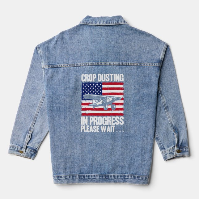Cultures Duster American Crop Dusin En Cours Plaid (Verso)