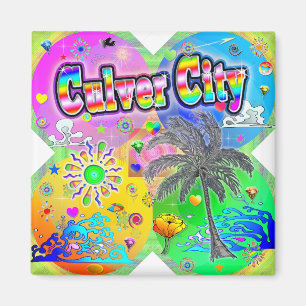 Culver CIty Quadro Seasons Magnet