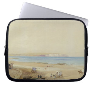 Culver Cliff, Isle of Wight (w/c, pen & ink, bodyc Laptop Sleeve