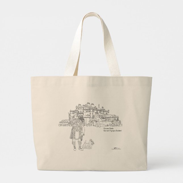 Culzean Castle Highlander et Scottie Dog Sac fourr (Dos)