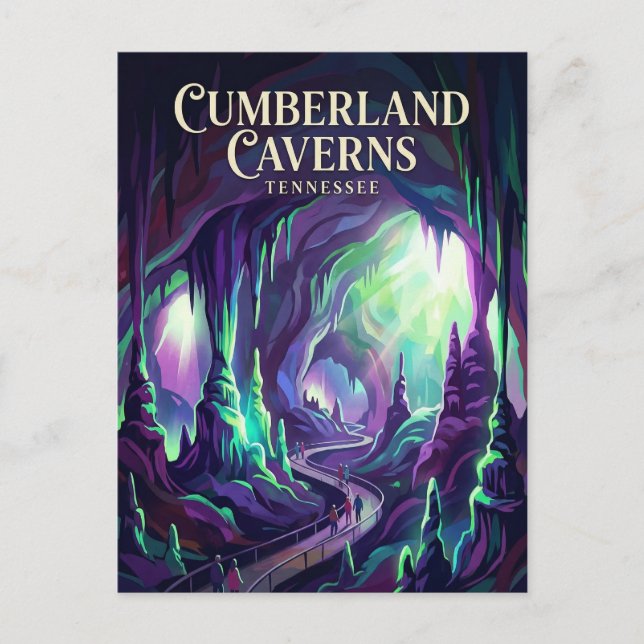Cumberland Caverns Tennessee Postcard (Front)