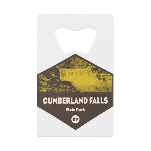 Cumberland Falls State Park Kentucky Credit Card Bottle Opener (Front)