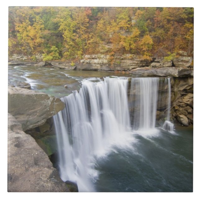 Cumberland Falls State Park near Corbin Kentucky Tile (Front)