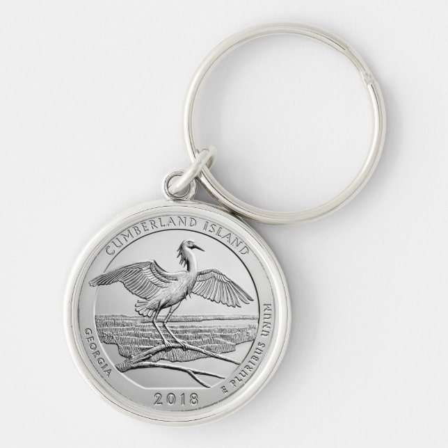 CUMBERLAND ISLAND COIN KEYCHAIN (Front)