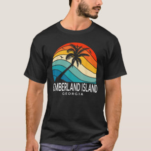 Cumberland Island Georgia Tropical Beach Palm Tree T-Shirt