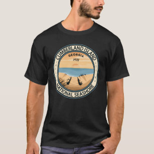 Cumberland Island National Seashore Georgia Badge T-Shirt