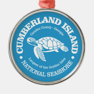 Cumberland Island (sea turtle) Metal Ornament