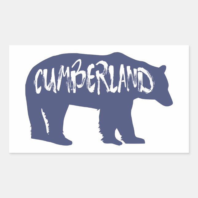 Cumberland Maryland Bear Sticker (Front)