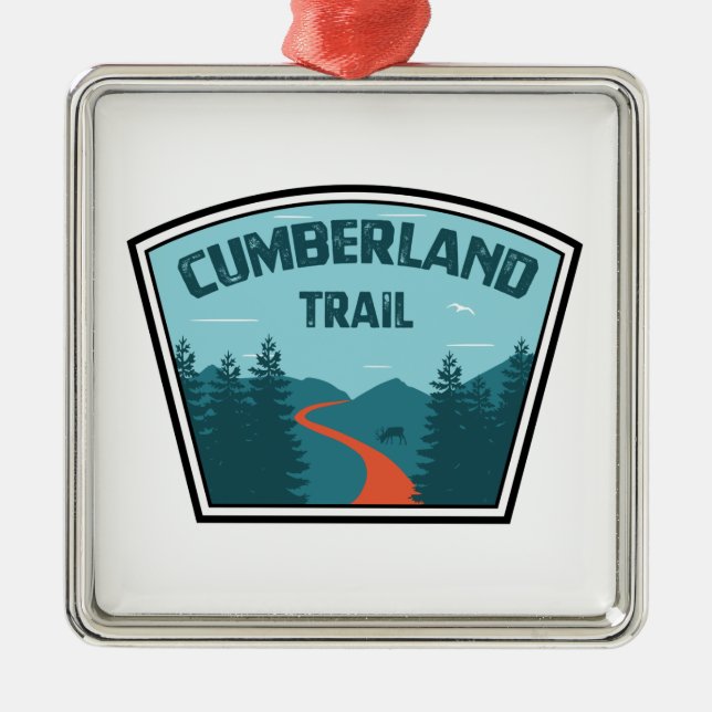 Cumberland Trail Tennessee Metal Ornament (Front)