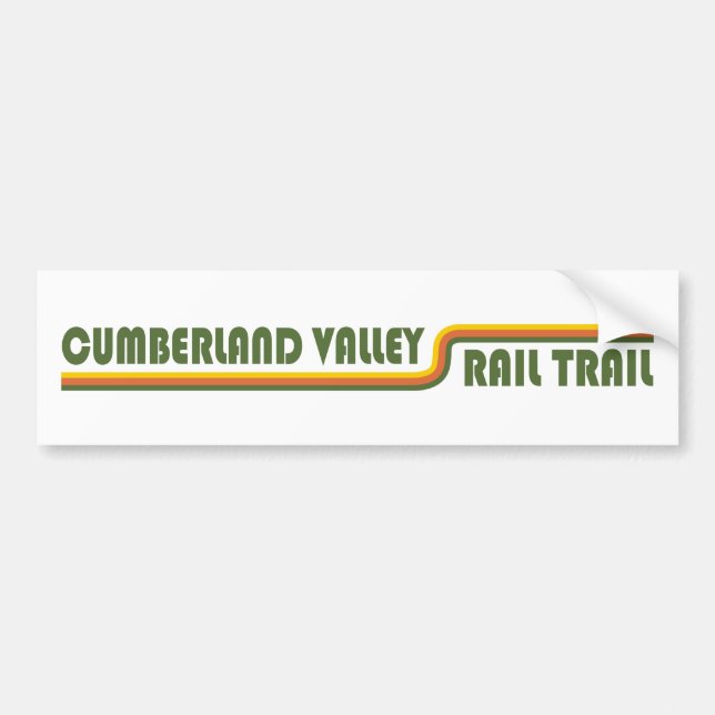 Cumberland Valley Rail Trail Bumper Sticker (Front)