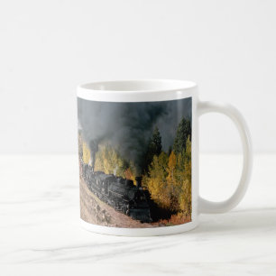 Cumbres and Toltec Railroad, No. 487 and No. 484m, Coffee Mug