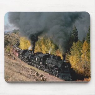 Cumbres and Toltec Railroad, No. 487 and No. 484m, Mouse Pad