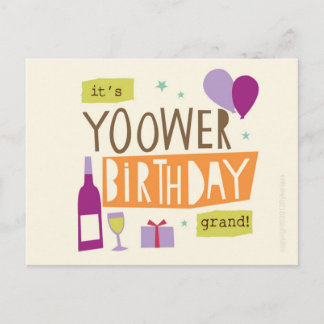 Cumbrian Birthday Post Card