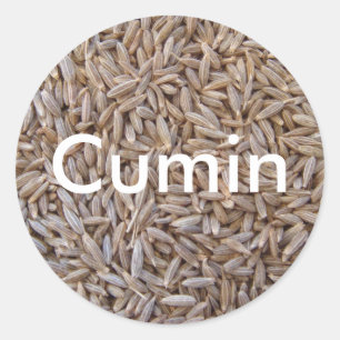 Cumin Classic Round Sticker