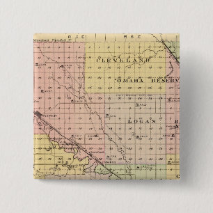 Cuming County, Nebraska 2 Inch Square Button