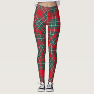 CUMMING CLAN MODERN TARTAN LEGGINGS