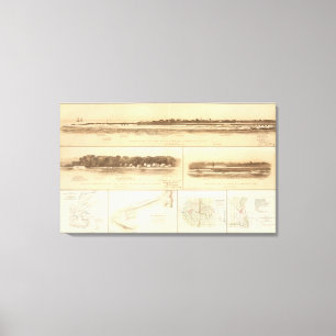 Cumming's Pt batteries and works Canvas Print