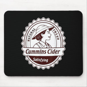 Cummins Cider Shirt - Funny Joke Novelty Gag Gift  Mouse Pad