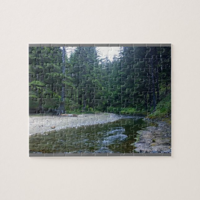 Cummins Creek at Neptune State Park, OR Jigsaw Puzzle (Horizontal)