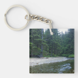 Cummins Creek at Neptune State Park, OR Keychain