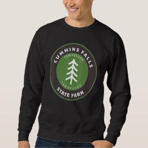 Cummins Falls State Park Tennessee Tn Forest Badge Sweatshirt
