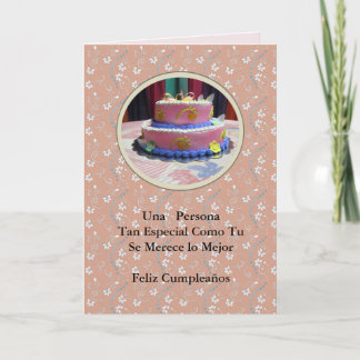 Cumpleaños para una persona muy especial card