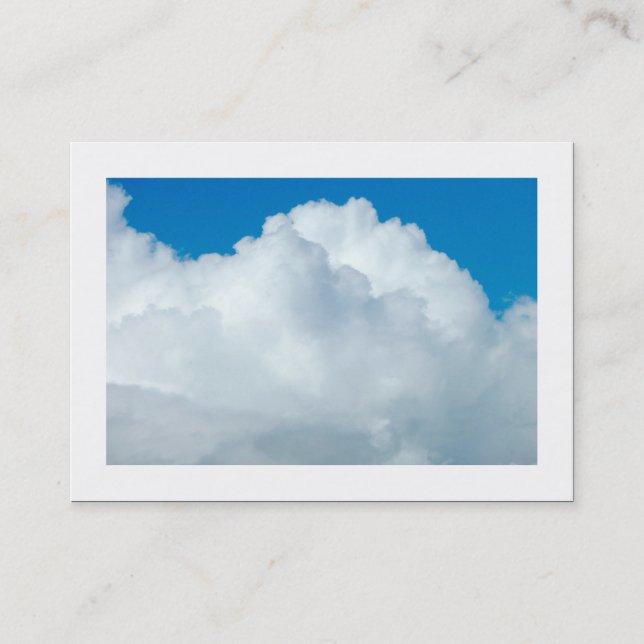Cumulonimbus (Bordered) Business Card (Front)