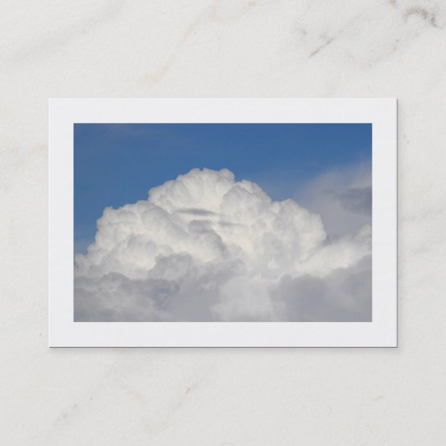 Cumulonimbus (Bordered) Business Card (Front)
