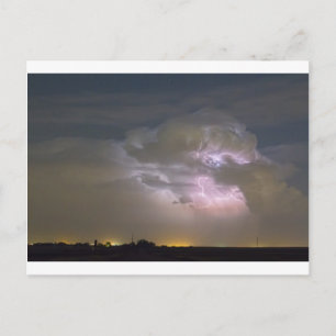 Cumulonimbus Cloud Explosion Postcard