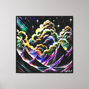 Cumulus Canyon Canvas Print