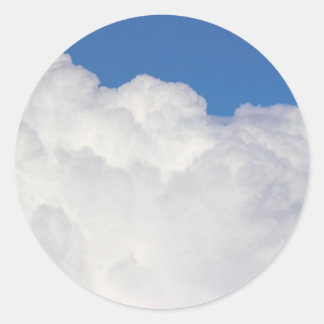 Cumulus Cloud II Classic Round Sticker