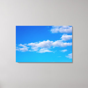 cumulus clouds over the western Antarctic Canvas Print