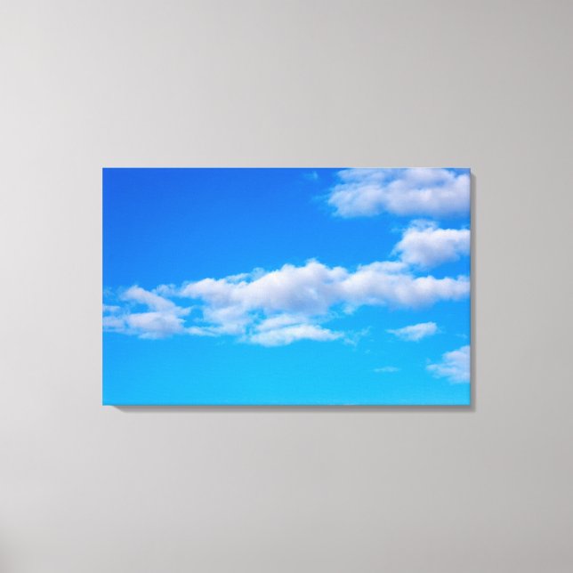 cumulus clouds over the western Antarctic Canvas Print (Front)