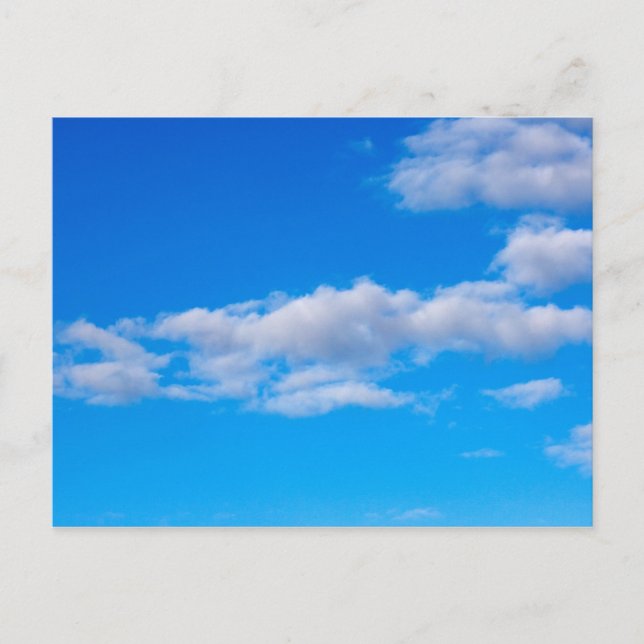 cumulus clouds over the western Antarctic Postcard (Front)